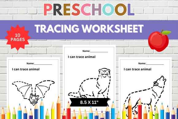 10 Tracing Animal Worksheet: A Practical Guide for Early Learners
