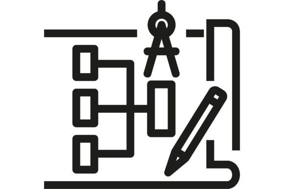 Educational Plan Line Icon: Scheduling, Syllabus, and Curriculum Visuals
