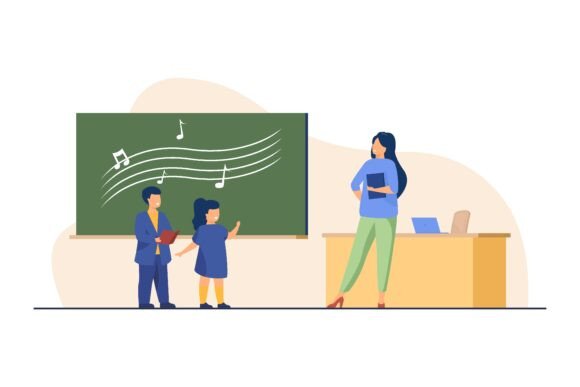Funny Children Singing on Music Lesson: A Guide to Choosing the Right Visual
