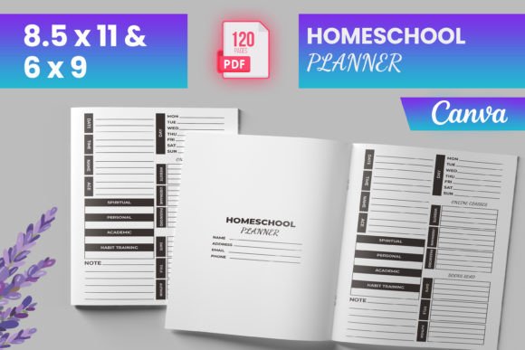 Homeschool Planner Canva KDP: A Blueprint for Organized Learning and Smart Publishing