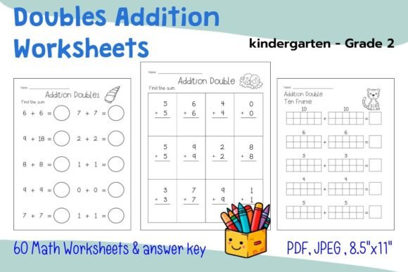 Mastering Early Math with the Math Workbook Addition Double Practice