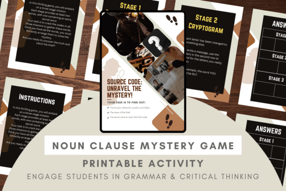 Noun Clause Mystery Game: A New Era for Interactive Grammar Learning