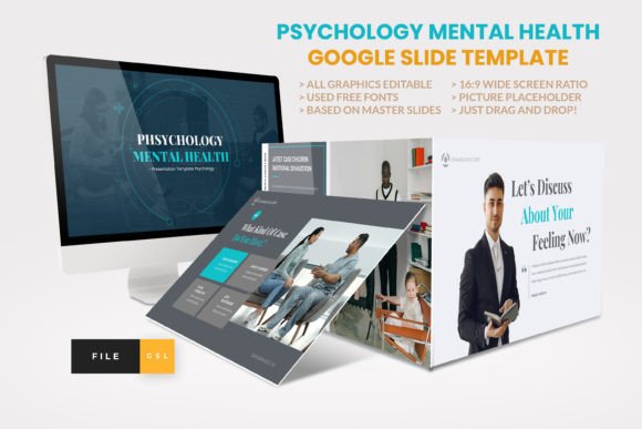 Psychology Mental Health Google Slide Design