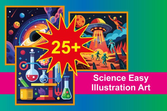 Unlocking Scientific Curiosity with Science Easy Illustration Art